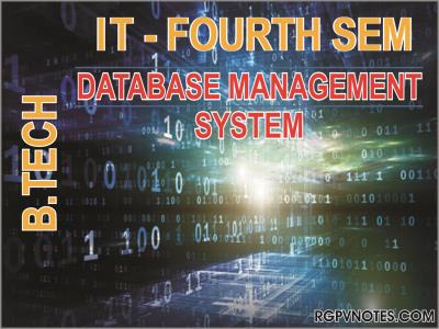 btech-it-4-sem-database-management-system