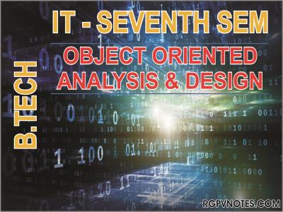 btech-it-7-sem-object-oriented-analysis-and-design