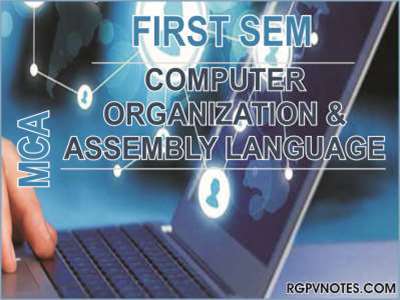 COMPUTER ORGANIZATION AND ASSEMBLY LANGUAGE 