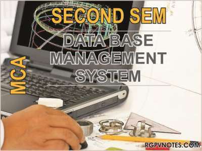 DATA BASE MANAGEMENT SYSTEM