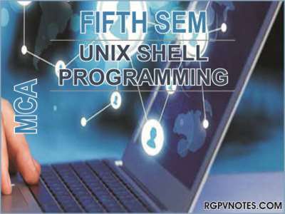 UNIX SHELL PROGRAMMING 